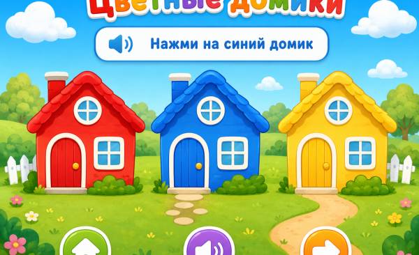 Цветные домики